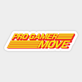 Pro Gamer Move Sticker